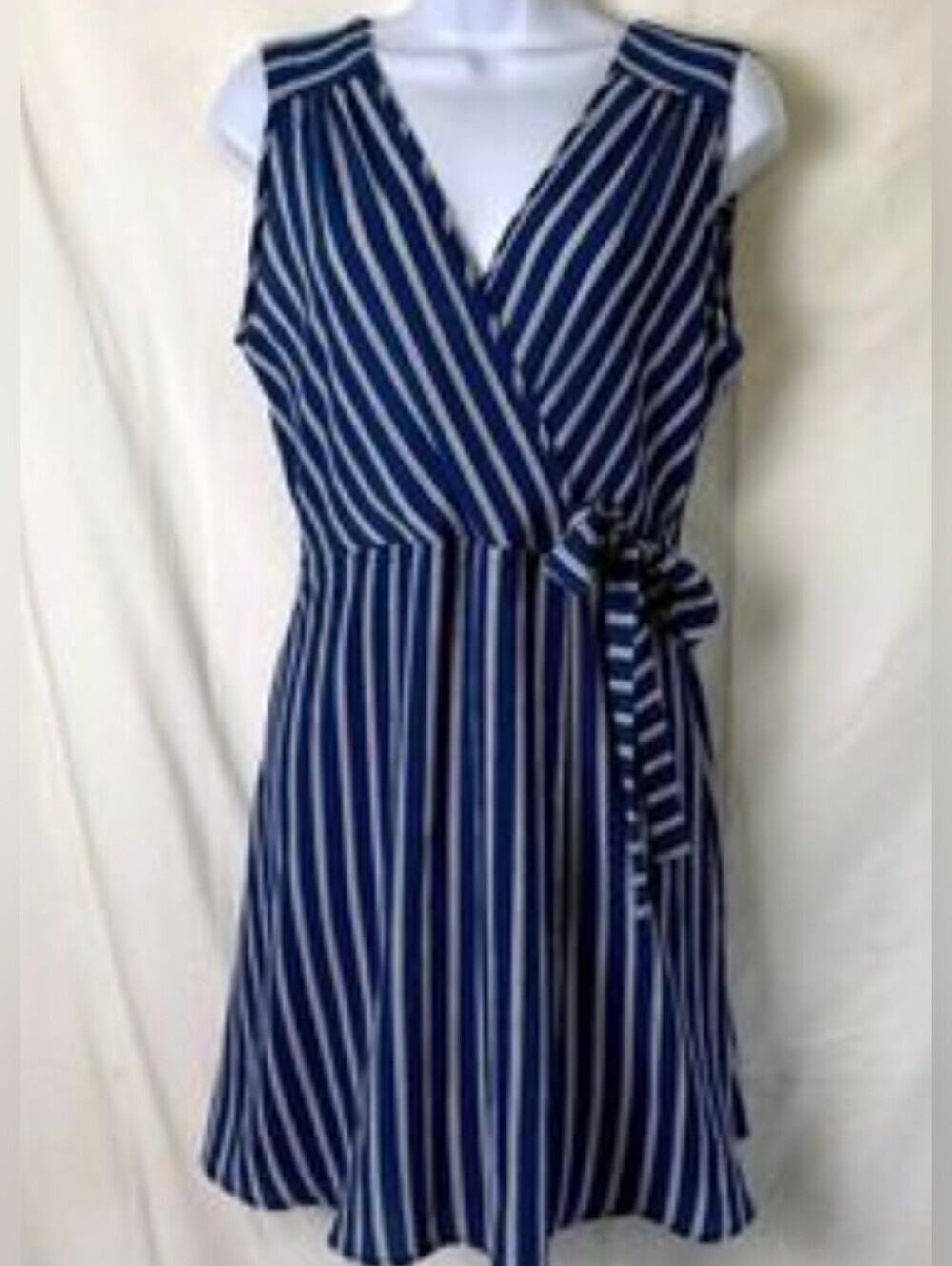 MONTEAU- FAUX WRAP DRESS